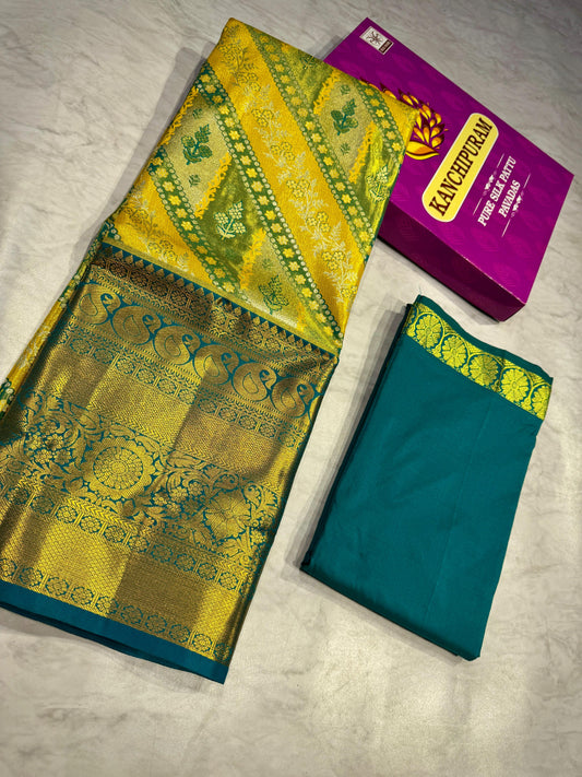 Adult Kanchi Pattu Lehenga Material