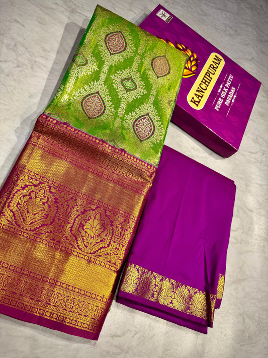 Adult Kanchi Pattu Lehenga Material