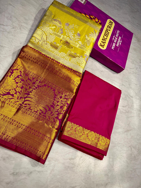 Adult Kanchi Pattu Lehenga Material