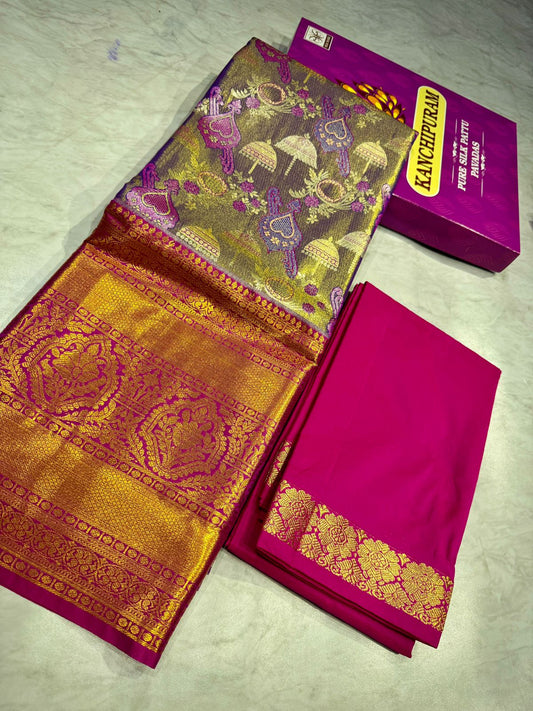 Adult Kanchi Pattu Lehenga Material