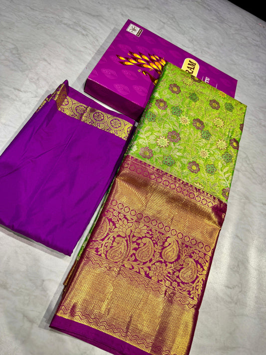 Adult Kanchi Pattu Lehenga Material