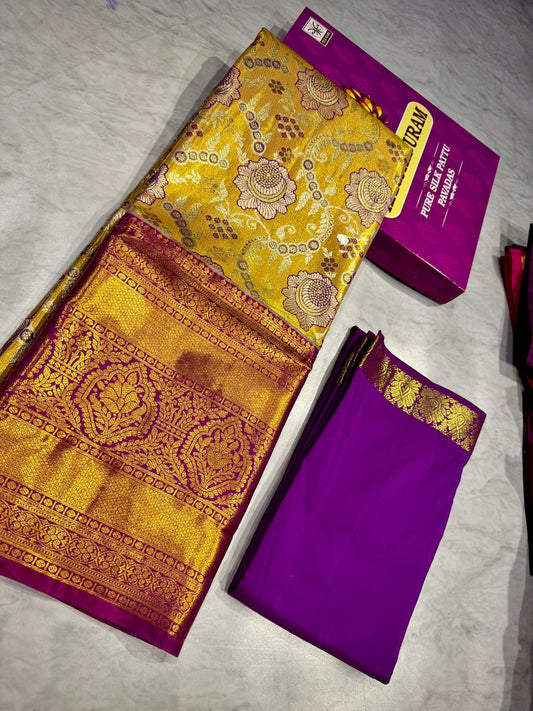 Adult Kanchi Pattu Lehenga Material