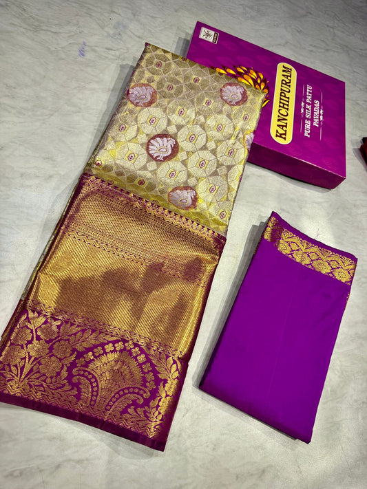 Adult Kanchi Pattu Lehenga Material