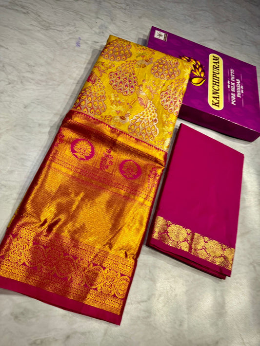Adult Kanchi Pattu Lehenga Material