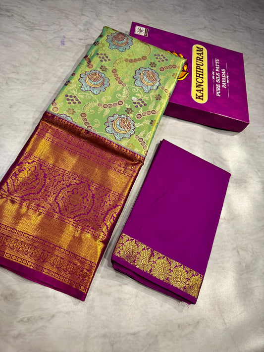 Adult Kanchi Pattu Lehenga Material