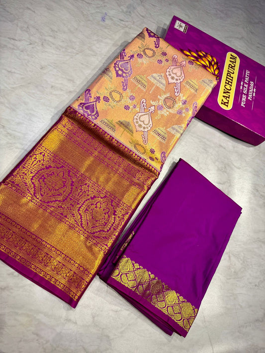 Adult Kanchi Pattu Lehenga Material