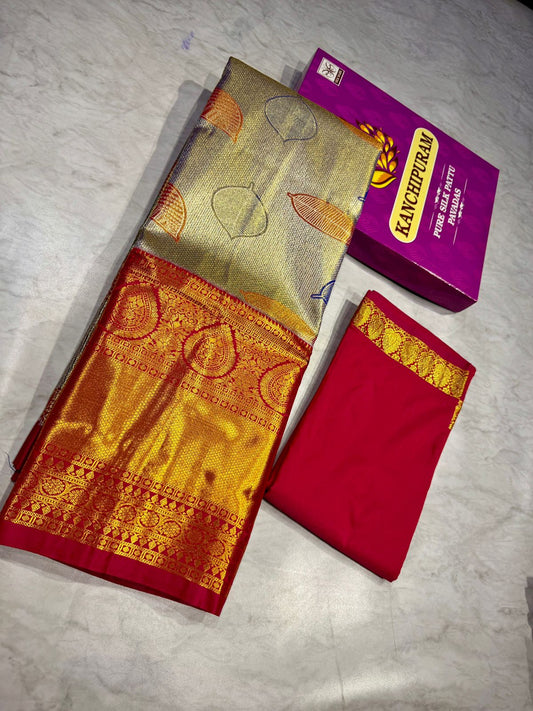 Adult Kanchi Pattu Lehenga Material