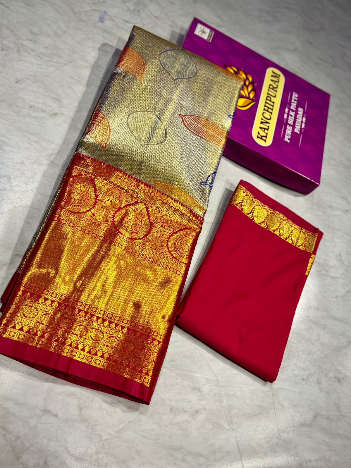 Adult Kanchi Pattu Lehenga Material