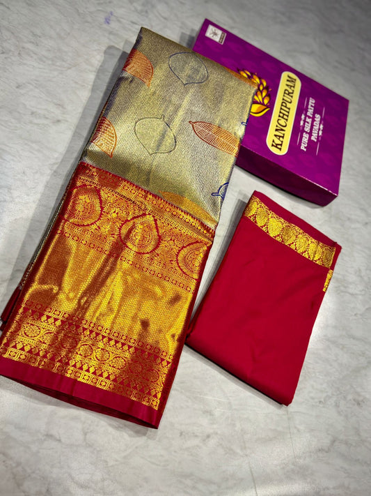 Adult Kanchi Pattu Lehenga Material
