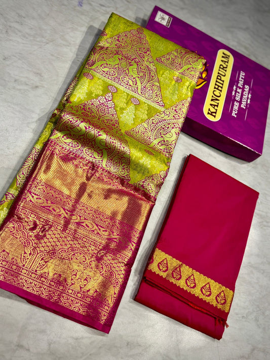 Adult Kanchi Pattu Lehenga Material