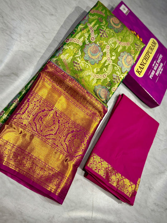 Adult Kanchi Pattu Lehenga Material