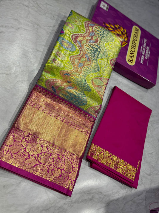 Adult Kanchi Pattu Lehenga Material
