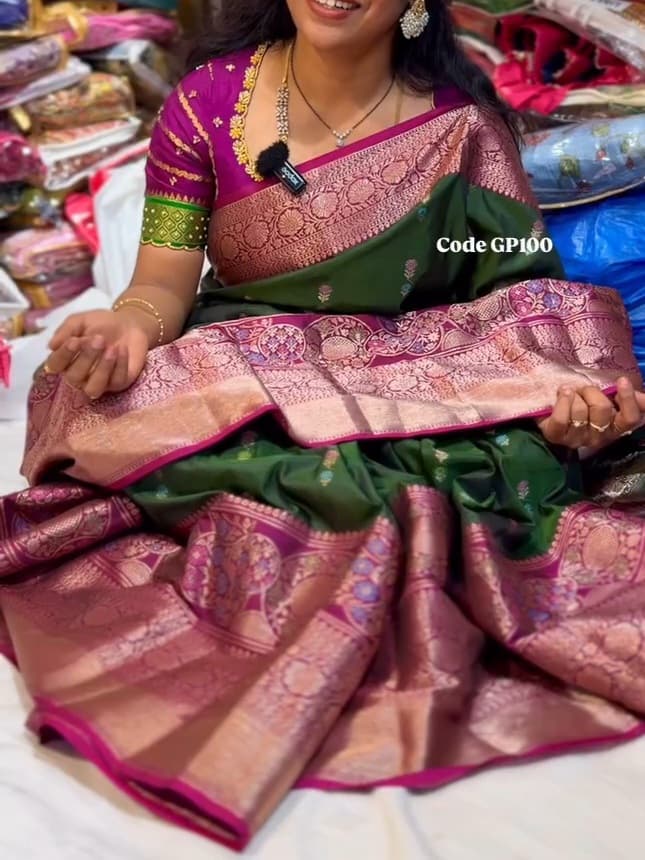 Kanchi Banarasi Pattu Saree