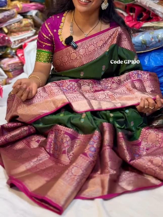 Kanchi Banarasi Pattu Saree