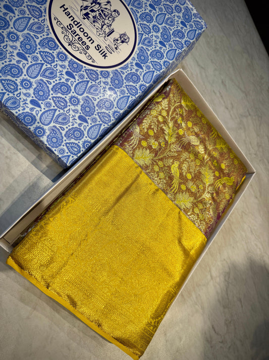 Kanchipuram Meena Weaving Saree