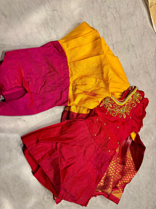 Kids Kanchi Pattu Lehenga