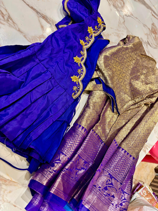 Kids Kanchi Pattu Lehenga