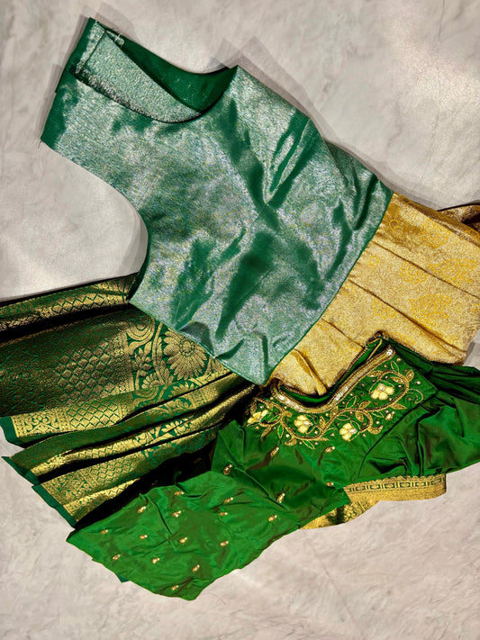 Kids Kanchi Pattu Lehenga