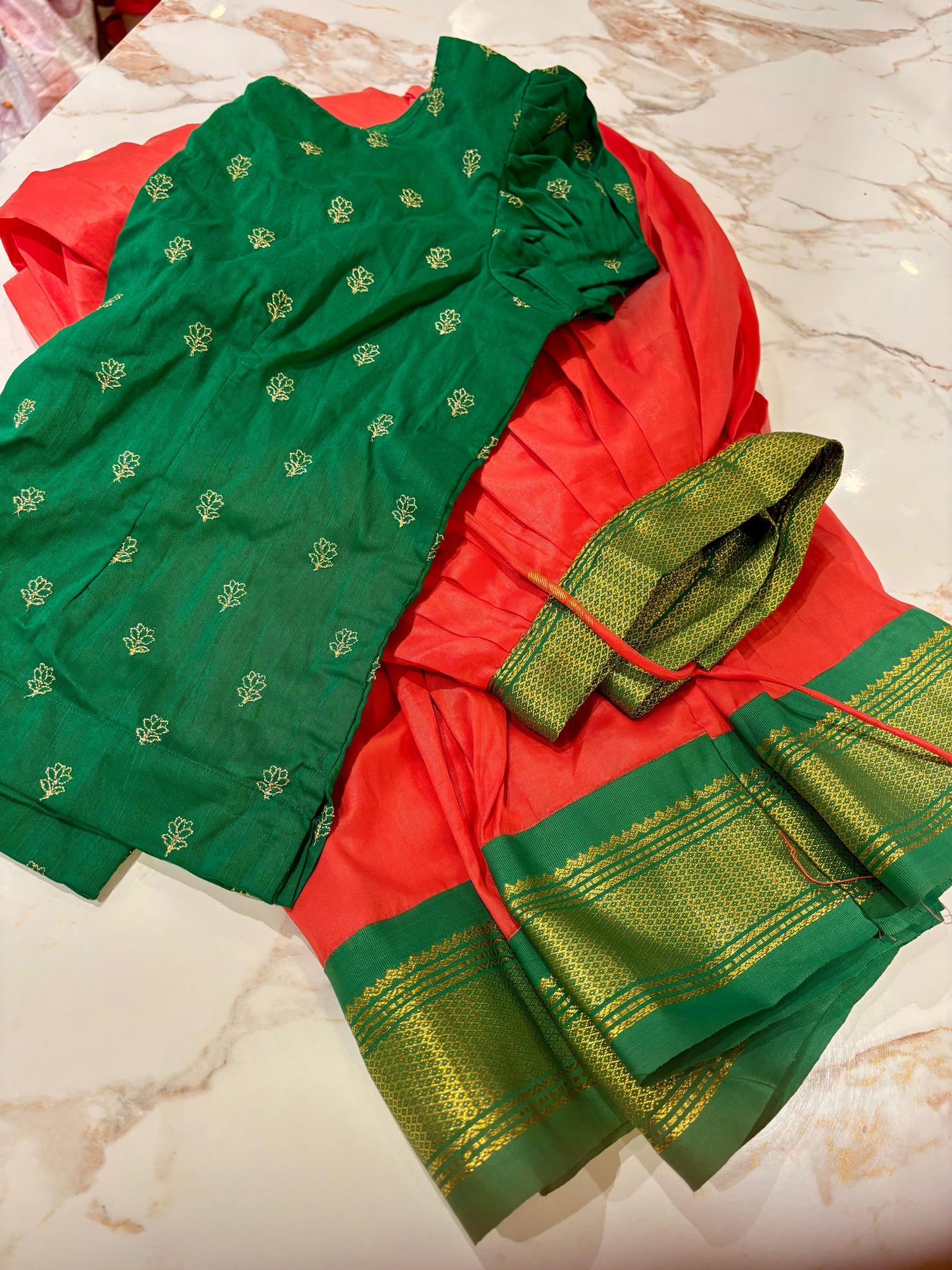Kids Kanchi Pattu Lehenga