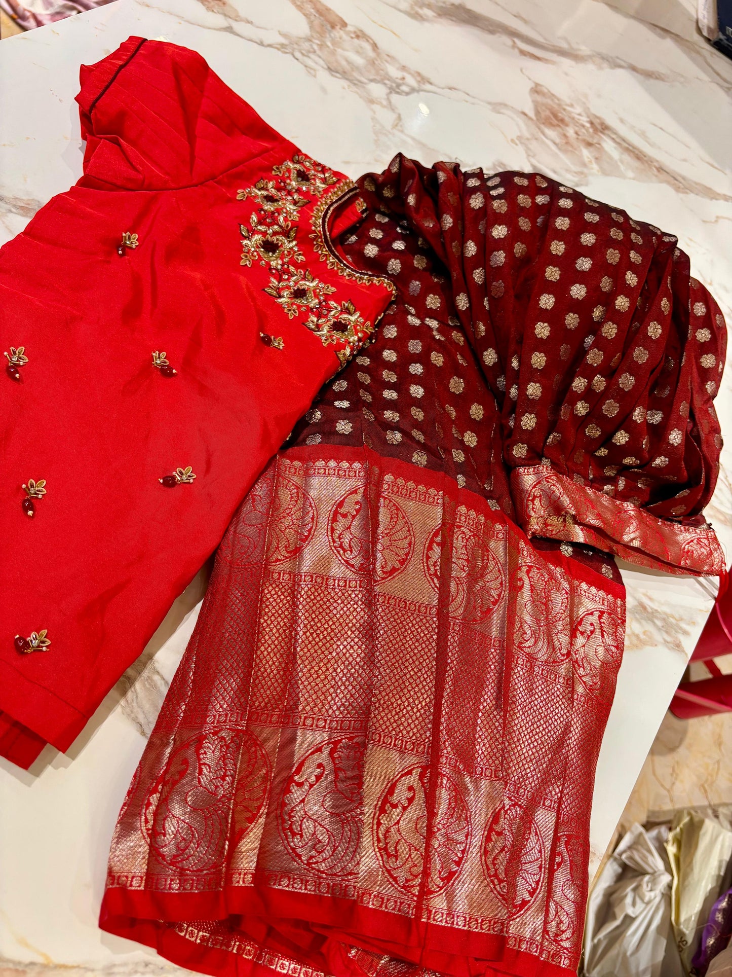 Kids Kanchi Pattu Lehenga