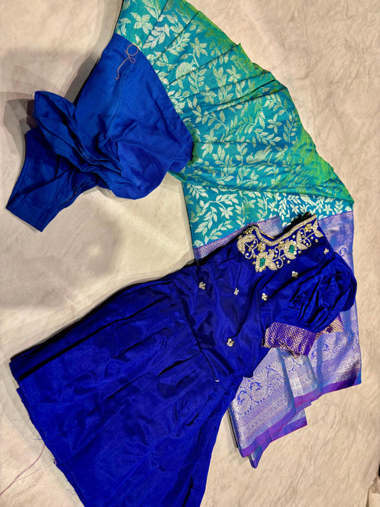 Kids Kanchi Pattu Lehenga