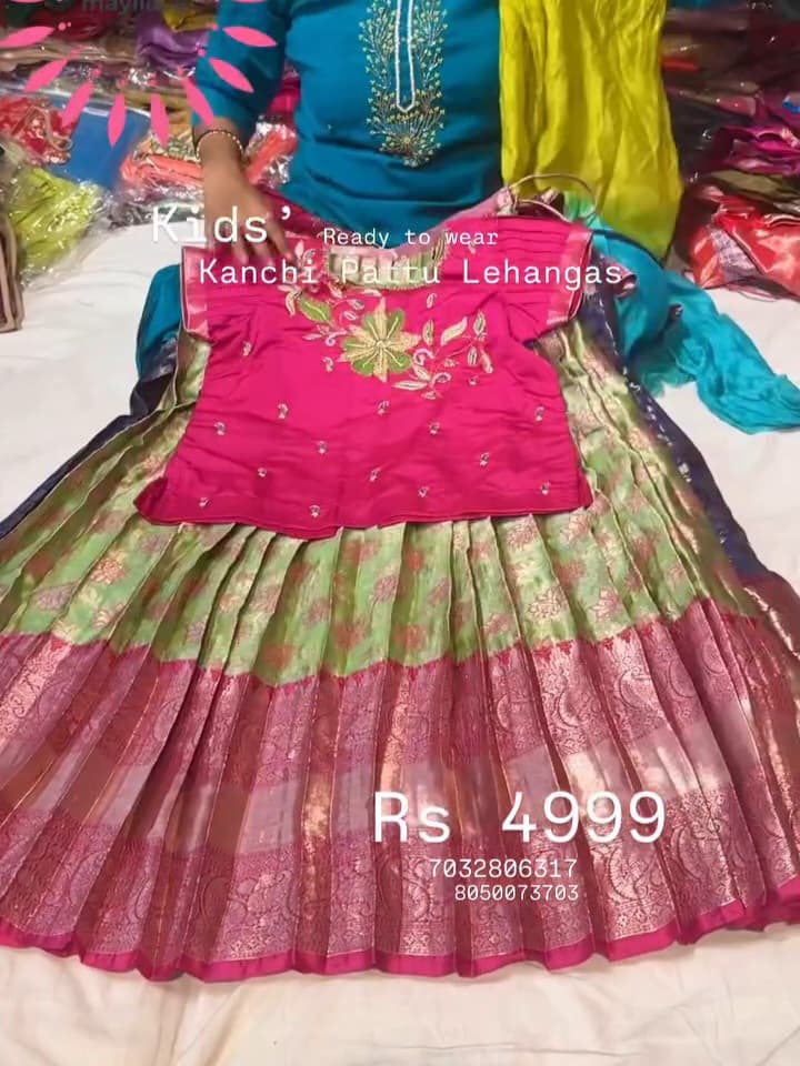 Kids Kanchi Pattu Lehenga
Kanchi Pattu Lehenga
Pattu Lehenga
Lehenga
Budget Lehenga
Nice Lehenga
Gift for Mother Present for Mother
Gift for mom Present for Mom
Gift for Gf  Present for Gf