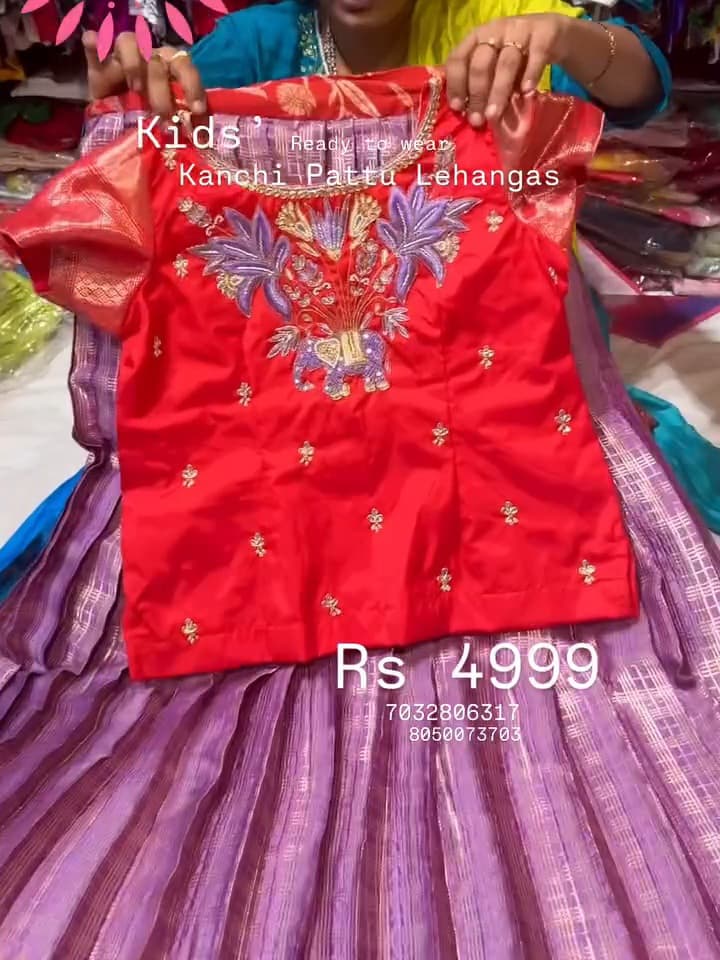 Kids Kanchi Pattu Lehenga
Kanchi Pattu Lehenga
Pattu Lehenga
Lehenga
Budget Lehenga
Nice Lehenga
Gift for Mother Present for Mother
Gift for mom Present for Mom
Gift for Gf  Present for Gf