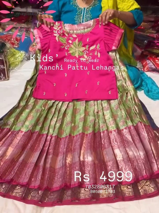 Kids Kanchi Pattu Lehenga
Kanchi Pattu Lehenga
Pattu Lehenga
Lehenga
Budget Lehenga
Nice Lehenga
Gift for Mother Present for Mother
Gift for mom Present for Mom
Gift for Gf  Present for Gf