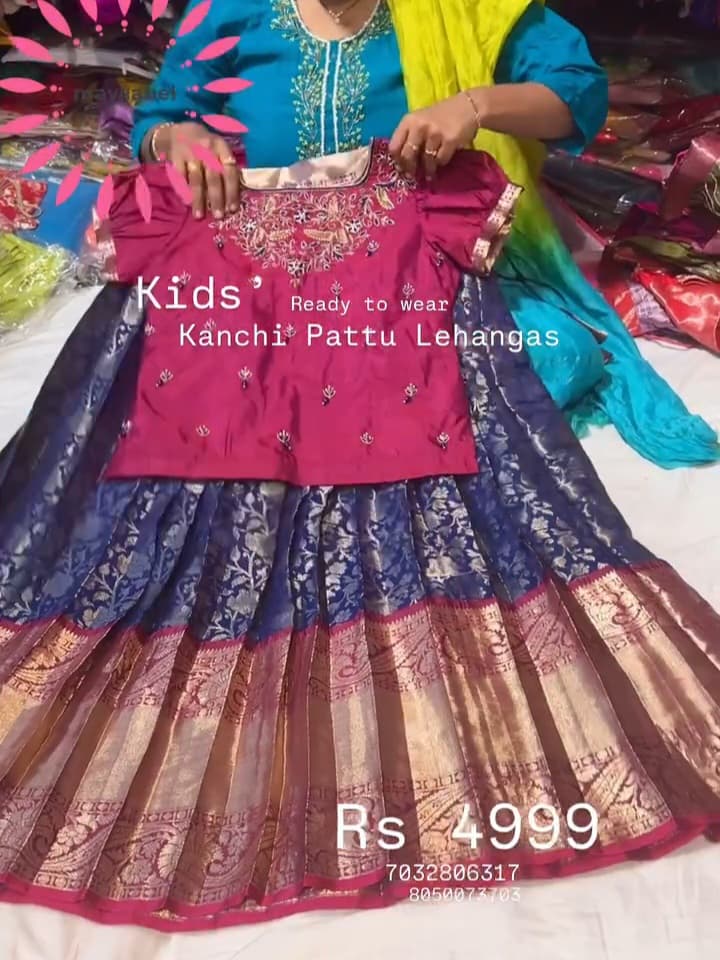 Kids Kanchi Pattu Lehenga
Kanchi Pattu Lehenga
Pattu Lehenga
Lehenga
Budget Lehenga
Nice Lehenga
Gift for Mother Present for Mother
Gift for mom Present for Mom
Gift for Gf  Present for Gf