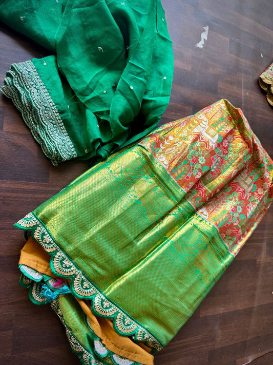 Semi Stitched Lehenga Discount Sale