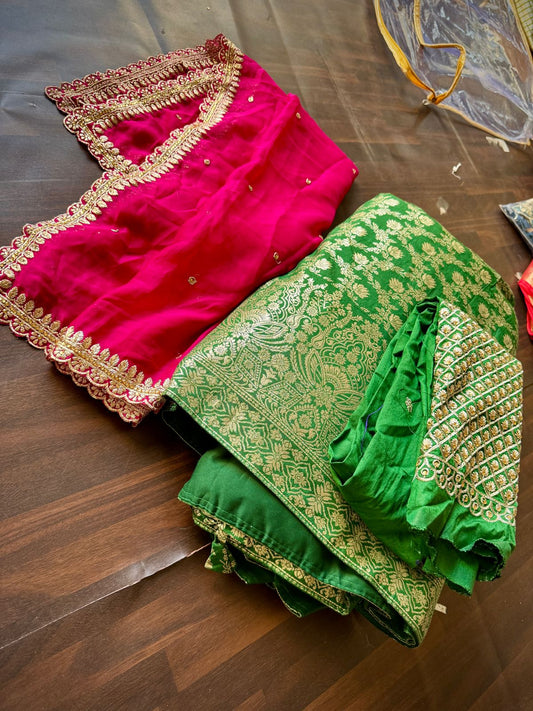 Semi Stiched Lehenga Discount Sale