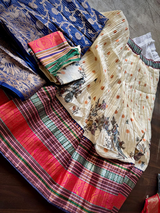 Semi Stitched Lehenga Discount Sale