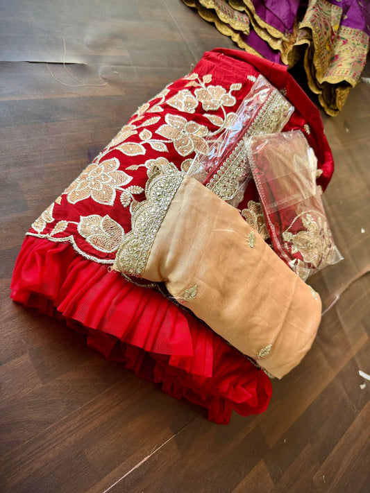 Semi Stitched Lehenga Discount Sale