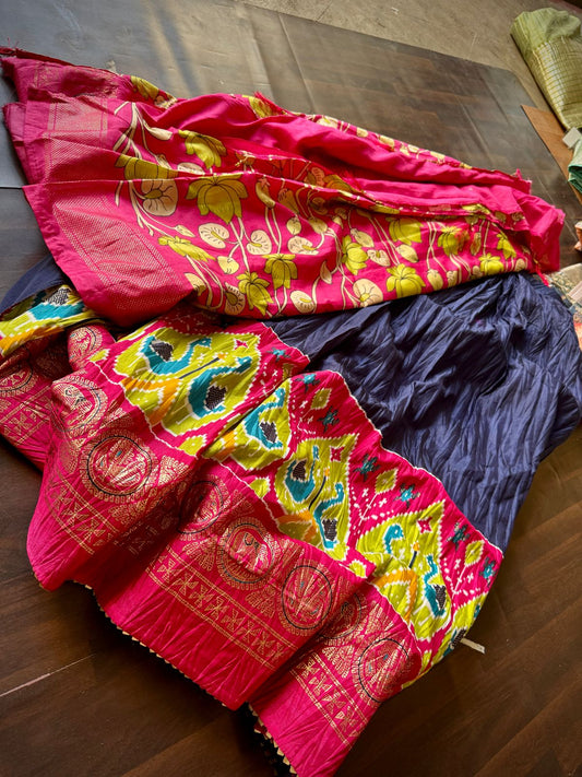 Semi Stiched Lehenga Discount Sale