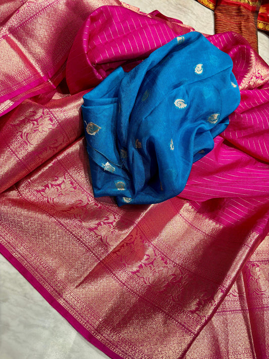 Lenin Dupion Pattu Saree
