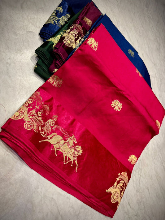 Mango Georgette Saree