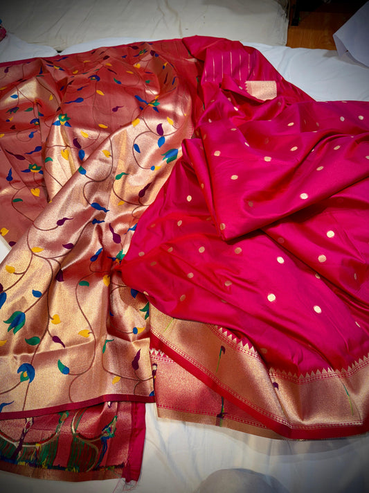 Meena Paithani Pattu Saree