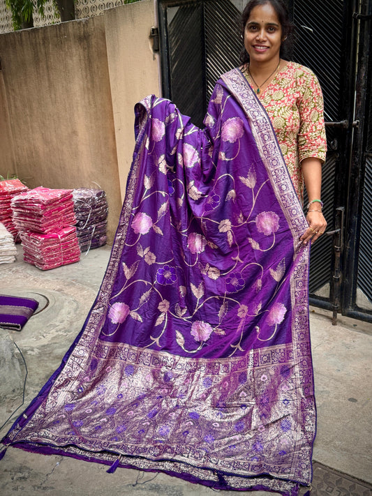 Meena Weaves Moonga Saree