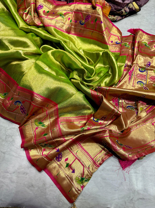 Meenakari Kanchi Pattu Saree