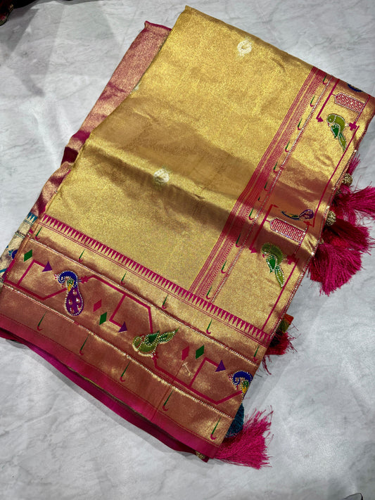 Meenakari Kanchi Pattu Saree