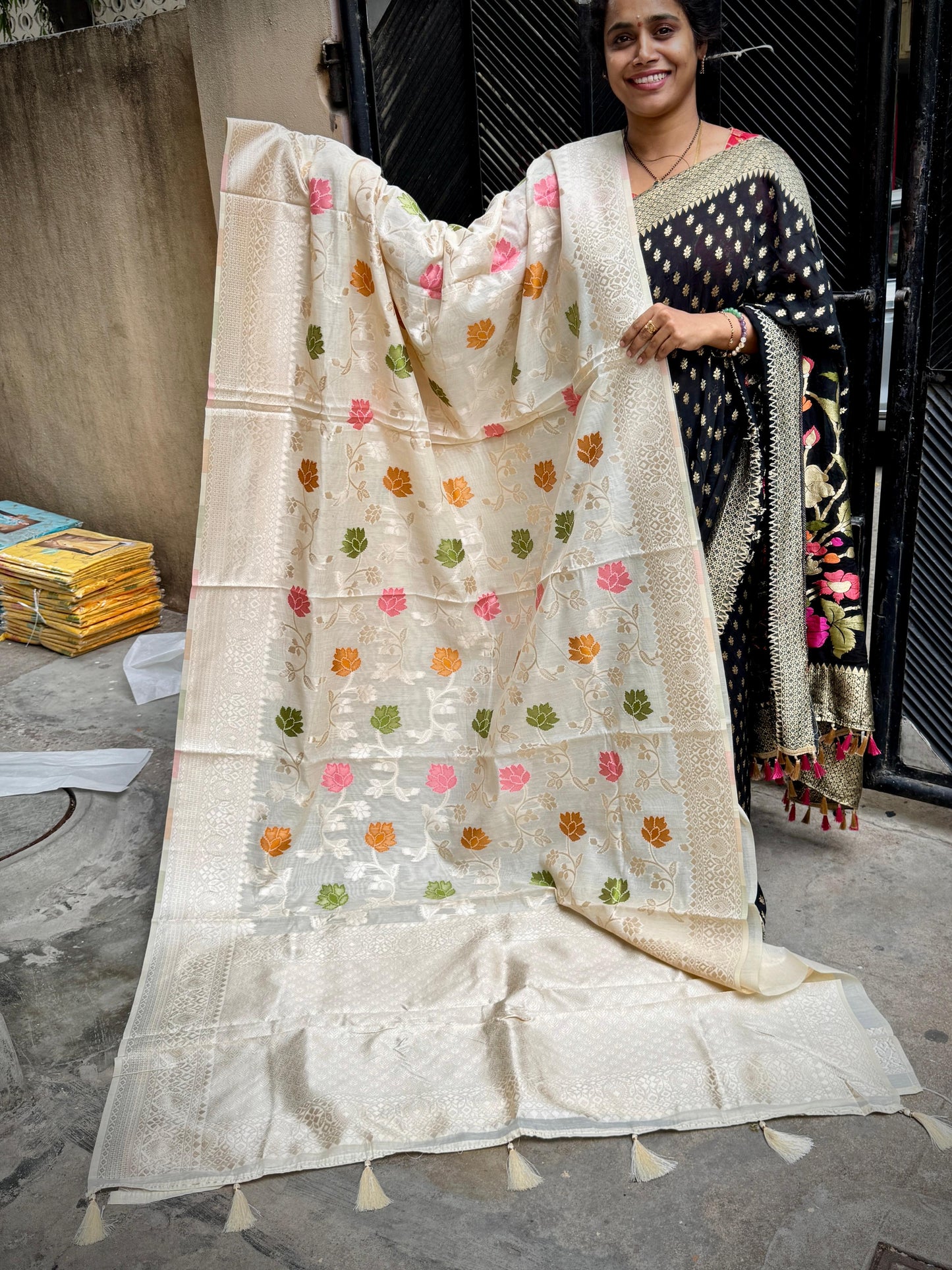 Meenakari Kota Silk Saree