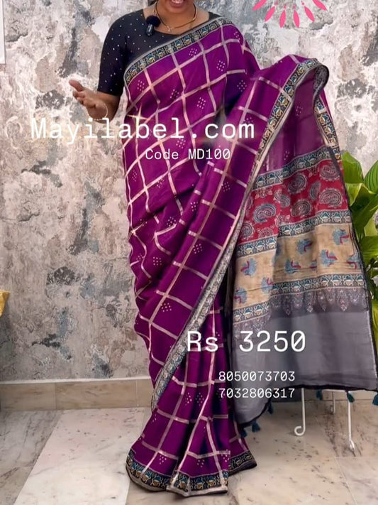 Modal Silk Saree