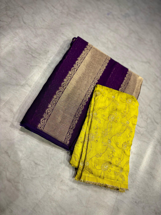 Moonga Silk Saree