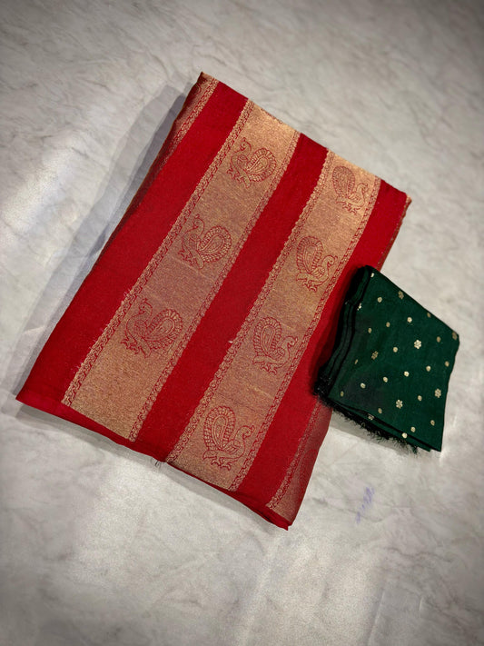 Moonga Silk Saree