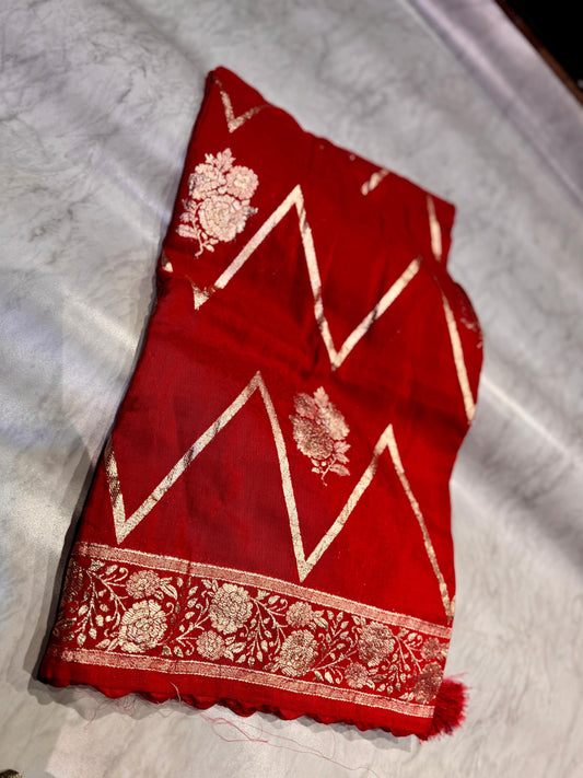 Moonga Silk Saree