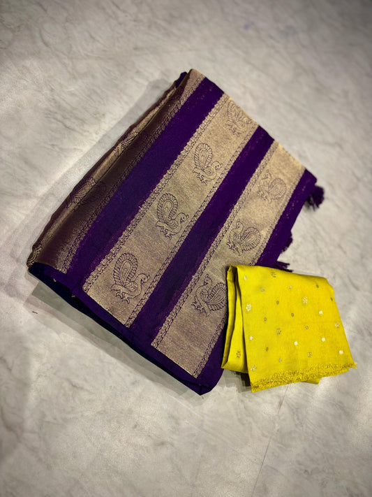 Moonga Silk Saree