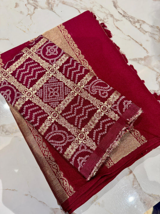 Moonga Silk Saree