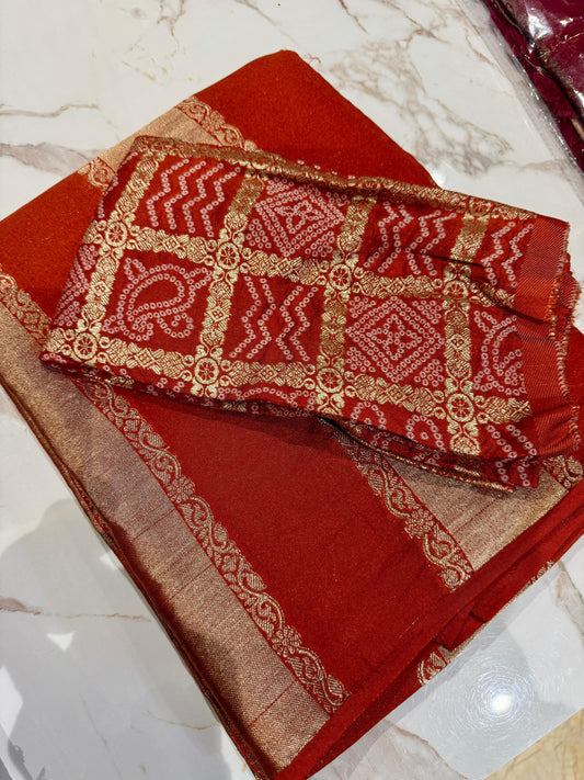 Moonga Silk Saree