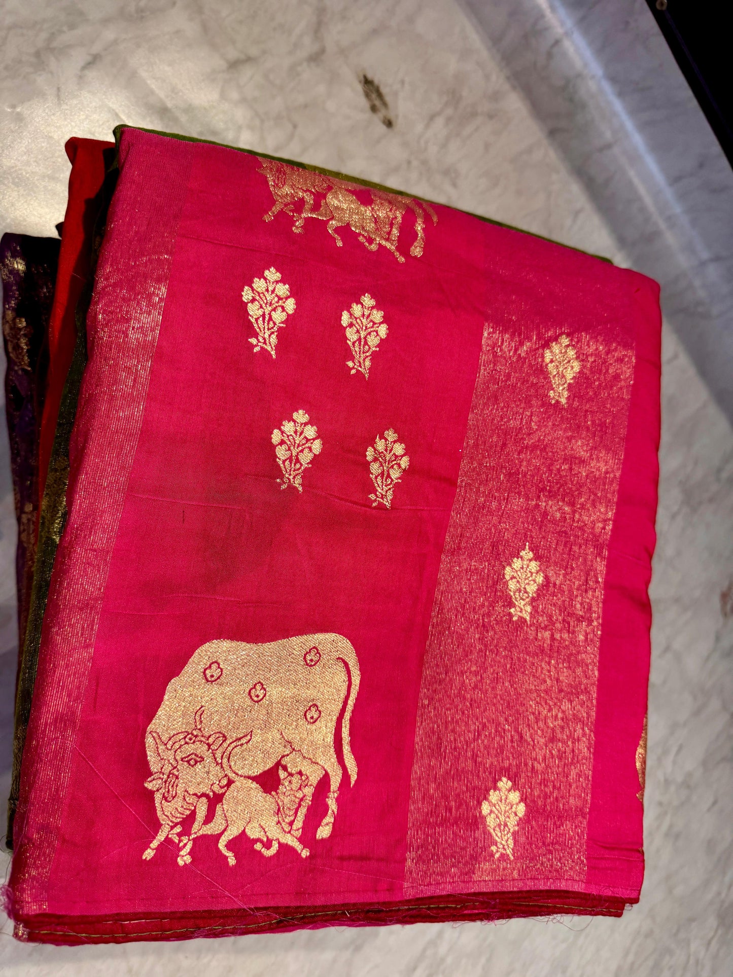 Moonga Silk Saree
