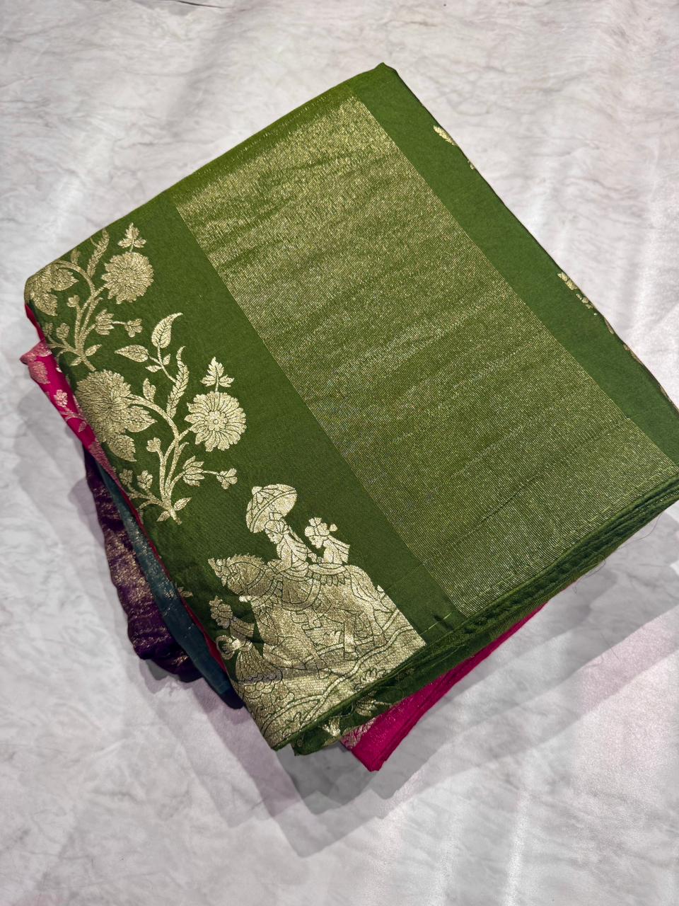 Moonga Silk Saree